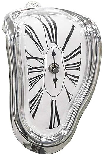 Vintage Retro Art Novelty Melting Wall Clock