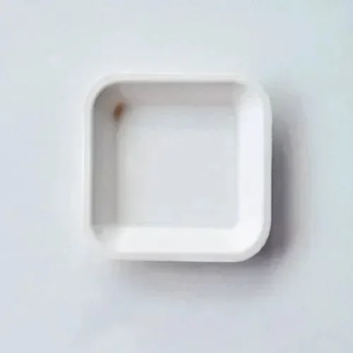 5.5 Inch Deep Square Sugarcane Bagasse Plates