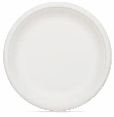 6 Inch Deep Round Sugarcane Bagasse Plates