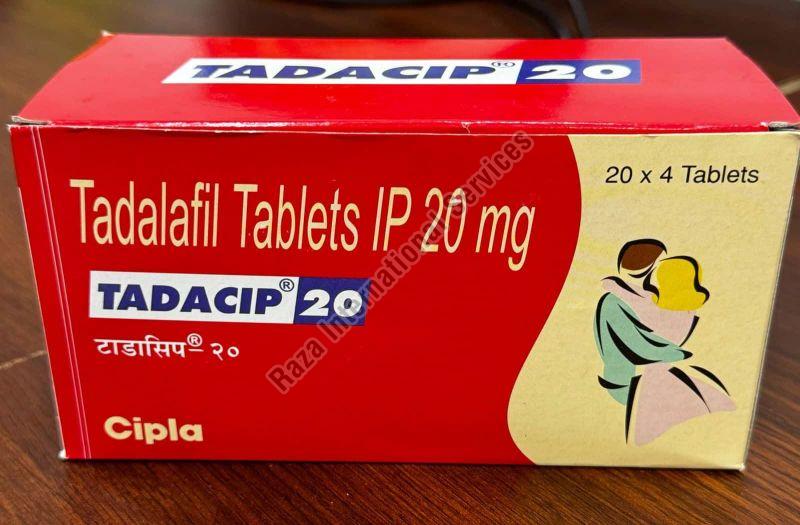 Tadacip 20mg Tablets