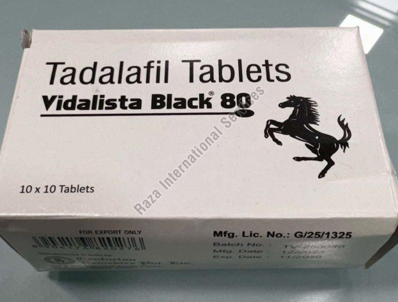 Vidalista Black 80mg Tablets