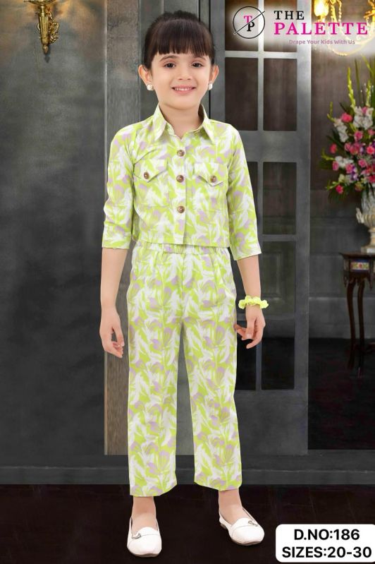 Girl Printed Jumpsuit