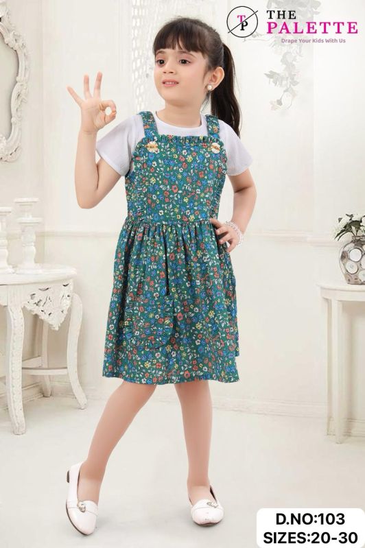 Girls Fancy Printed Frock