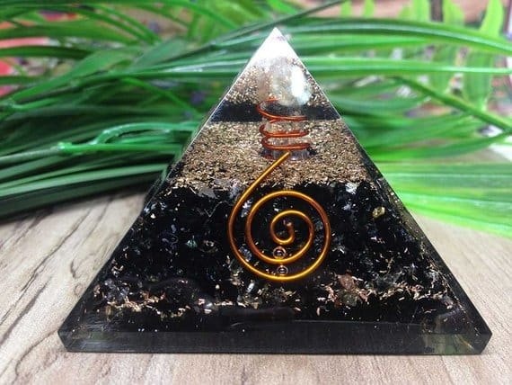 Black Tourmaline Crystal Pyramid