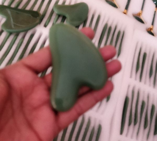 Green Jade Gua Sha Stone