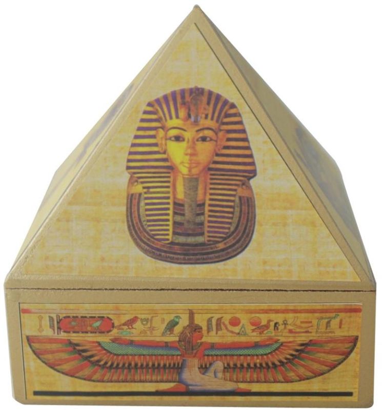 Wood Pyramid Wish Box