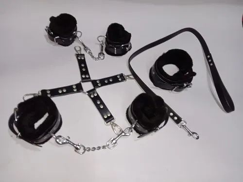 Black Leather BDSM Kit