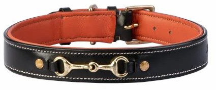 Eco Friendly Genuine Leather Tan Padded Dog Collar