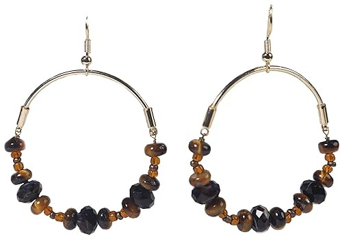 Tigers Eye Dangle Earrings