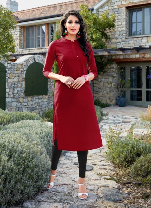 Ladies Plain Readymade Kurti