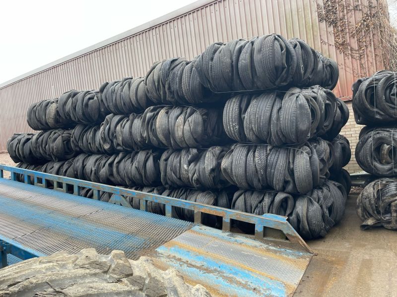 UK Bailed Tyre Scrap