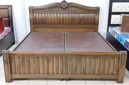 King Size Wooden Double Bed