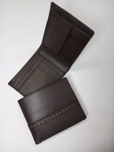 Mens Black Leather Wallet