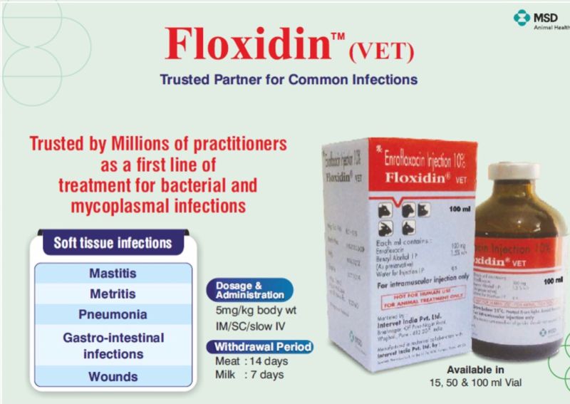 FLOXIDIN 10 % INJ - 50ML