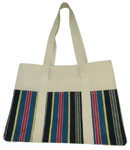 Canvas Zari Shopping Bag