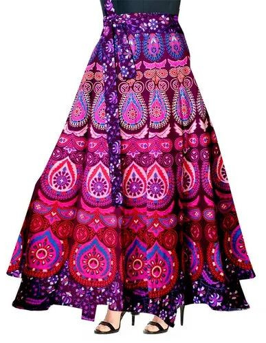 Ladies Printed Long Skirt