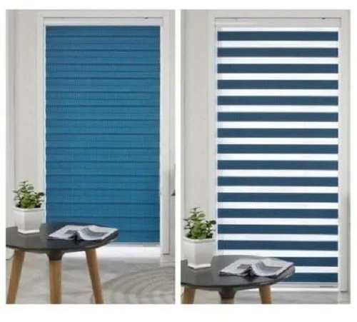 Blue Zebra Window Blinds