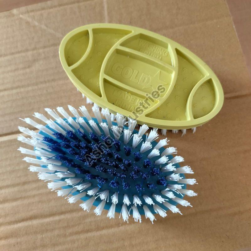 Star Gold Hard Bristle Plastic Cloth Washing Brush