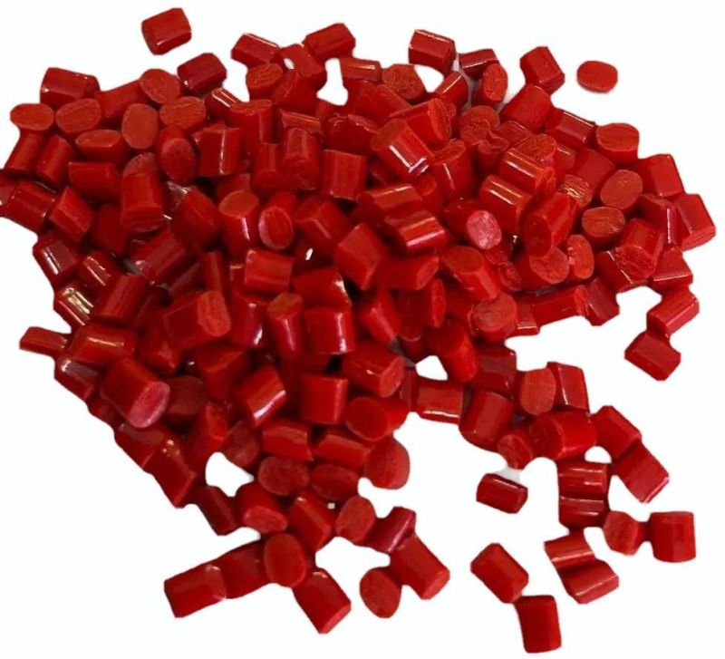 Red LDPE Granules