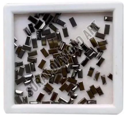 2.5-5mm Baguette Cut Black Diamond
