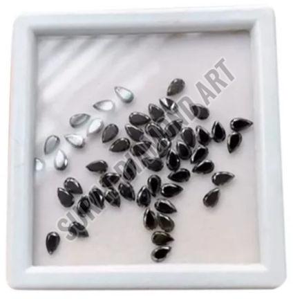 3-5mm Pear Cut Black Diamond
