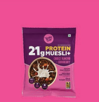 21g High Protein Choco Almond Cranberry Muesli