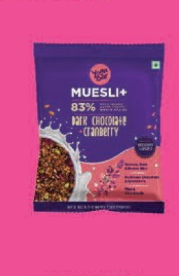 40gm Dark Chocolate Cranberry Super Muesli