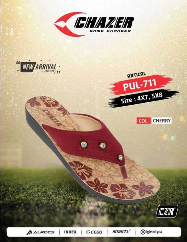 PUL-711 Ladies PU Slipper