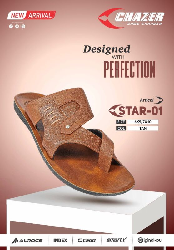 Star-1 Mens PU Slipper