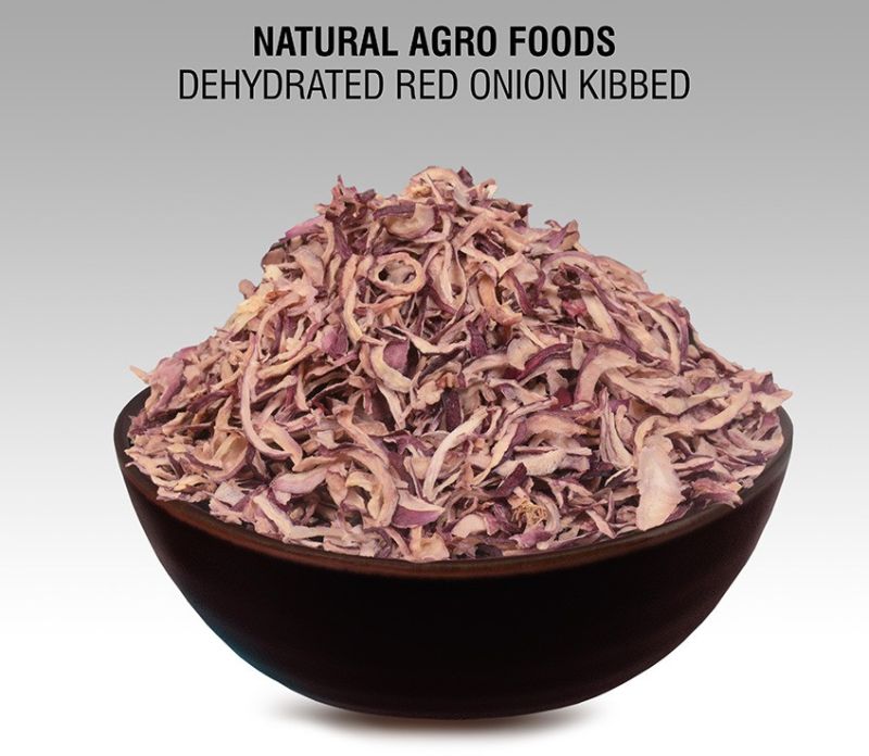 Dehydrated Red Onion Kibbled