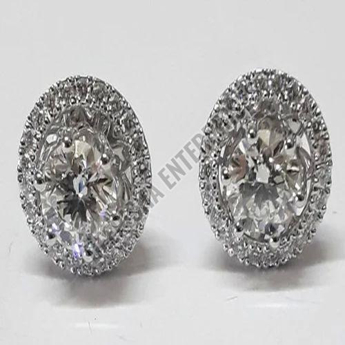 American Diamond Stud Earrings