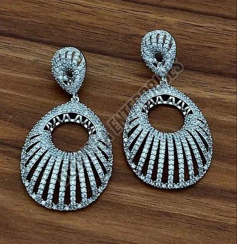 Designer American Diamond Earrings