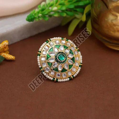 Meenakari Finger Ring
