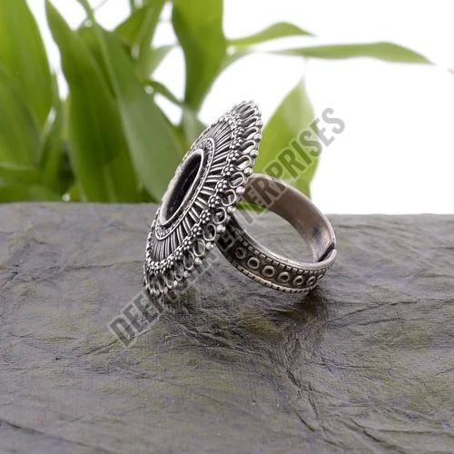 Mirror Work Finger Ring