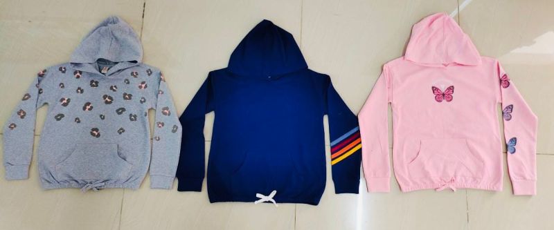 Girls Fancy Hoodie Manufacturer Exporter from Tirupur