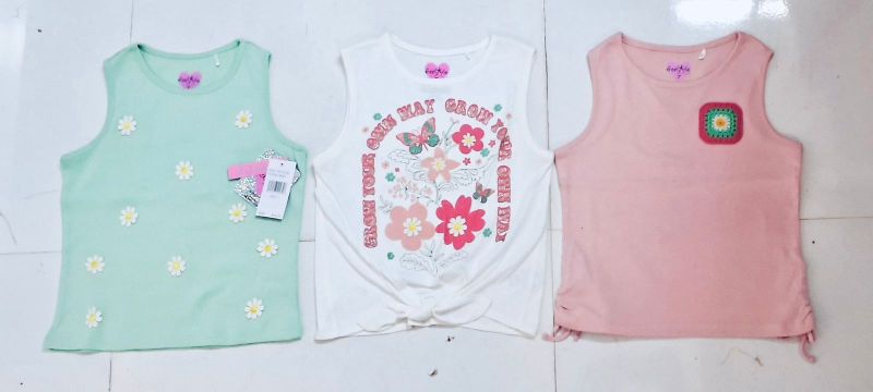 Girls Sleeveless T-Shirt