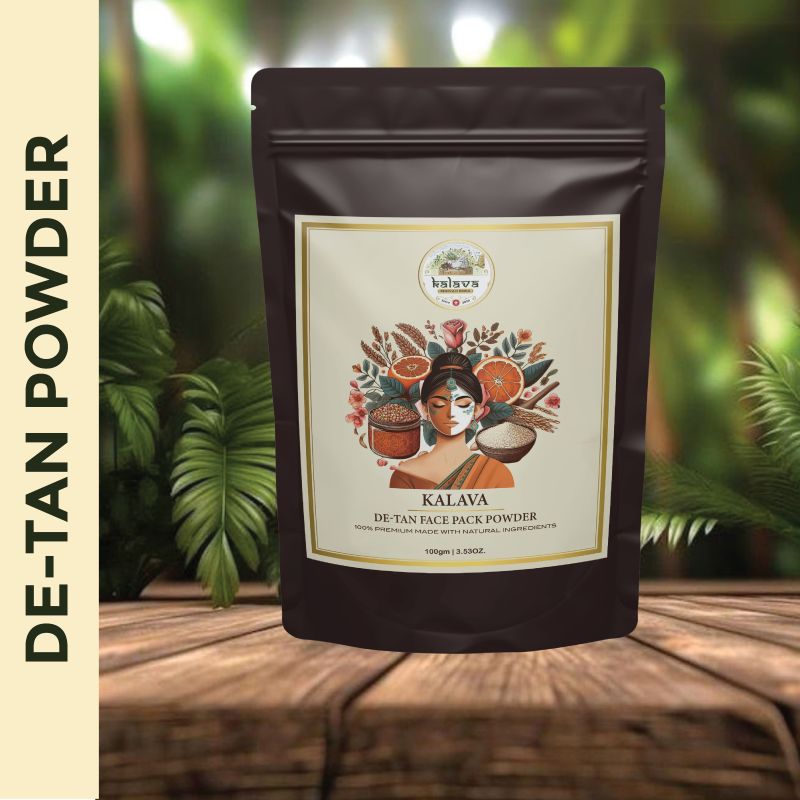 Kalava De-Tan Face Pack Powder