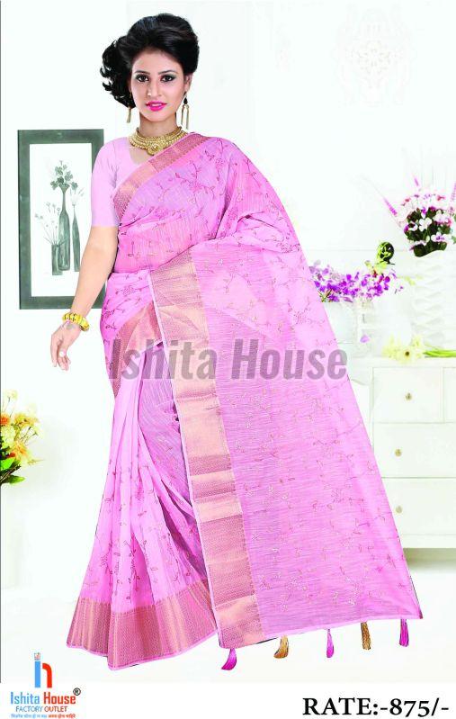 Ladies Cotton Silk Sarees