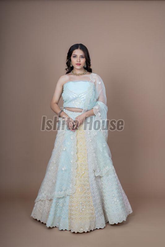 Ladies Multicolor Party Wear Lehenga Choli