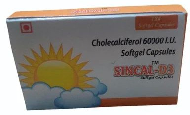 60000 IU Cholecalciferol Softgel Capsules