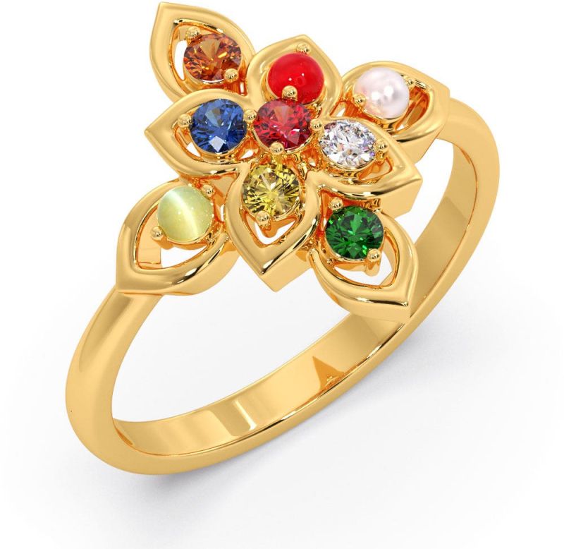 Ladies Stylish Navratna Ring