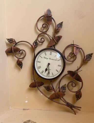 Wrought Iron Decorative Wall Clock