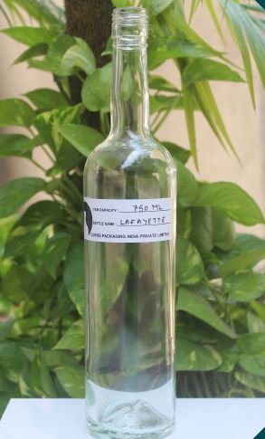 750 ml Lafayette Liquor Glass Bottle