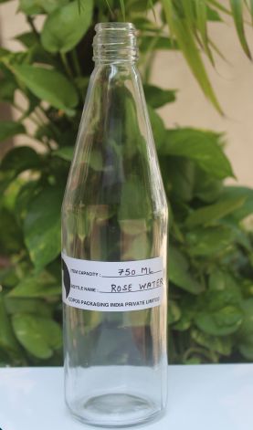 Rose Water Glass Bottle