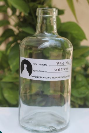 750 ml Torento Liquor Glass Bottle