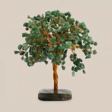 Green Jade Gemstone Tree