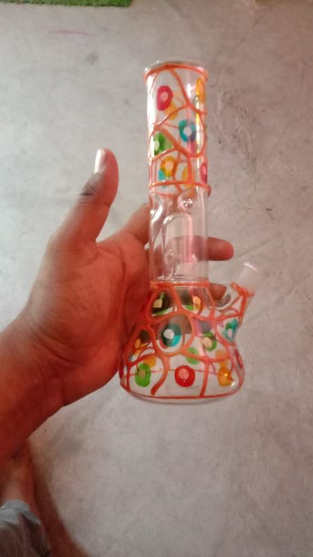 Printed Glass Water Bong