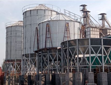 Hopper Bottom Grain Storage Silo Installation Service