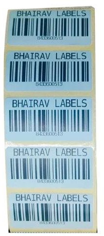 95 GSM White Barcode Label Stickers