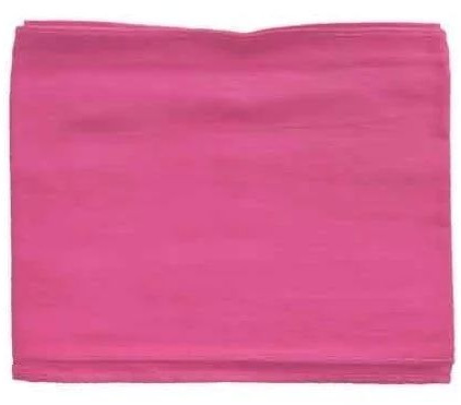 Cotton Plain Pink Saree Fall